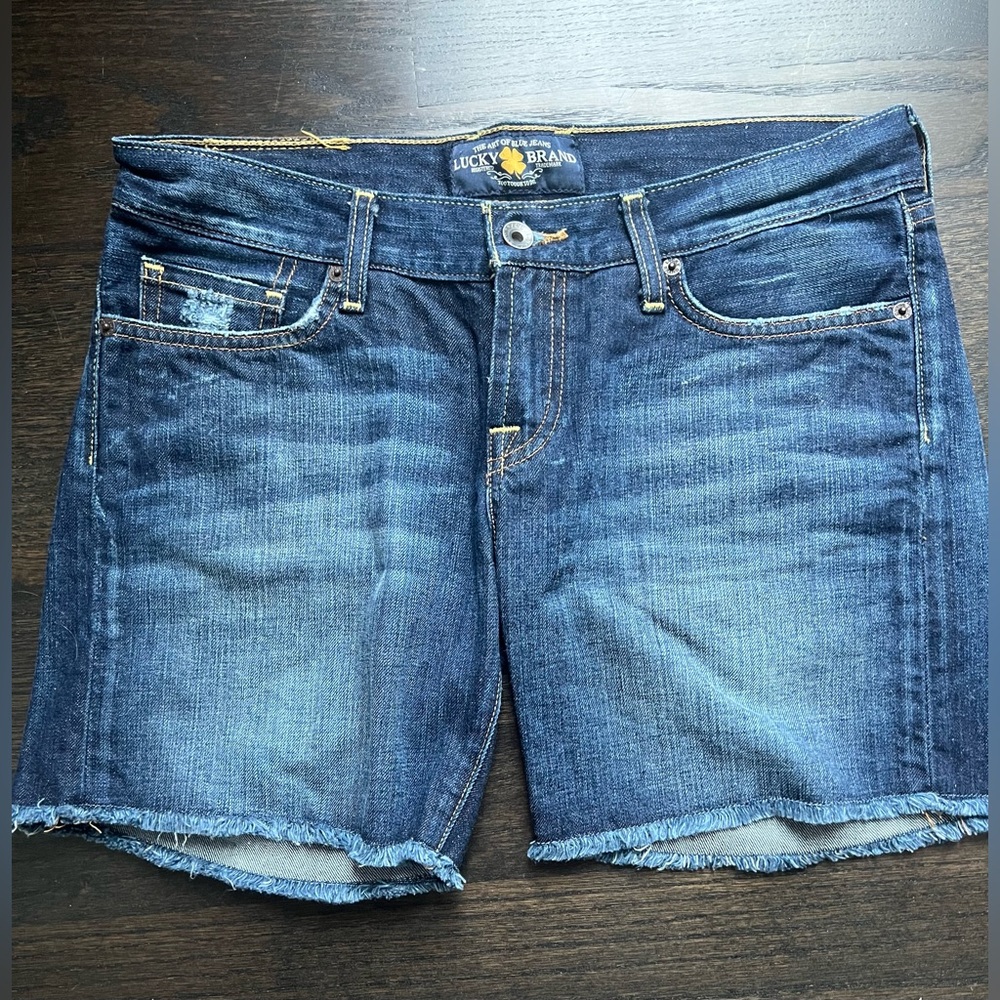 Lucky Brand Riley Denim Shorts Sz 26